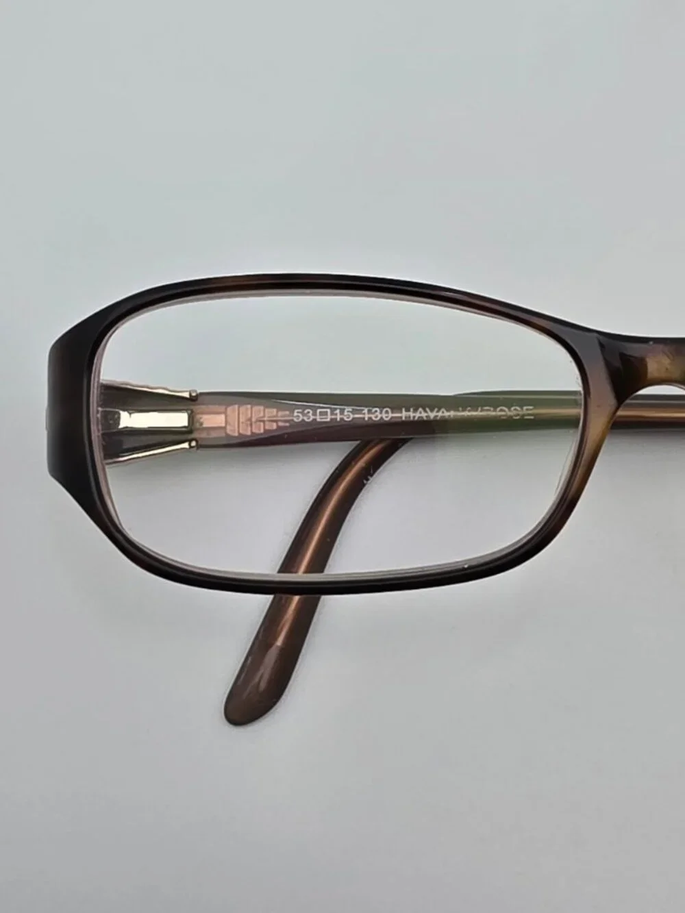 Bulova Ashland Havana Rose Cat Eye Eyeglasses Frame w/ Flexhinge and Case 53mm